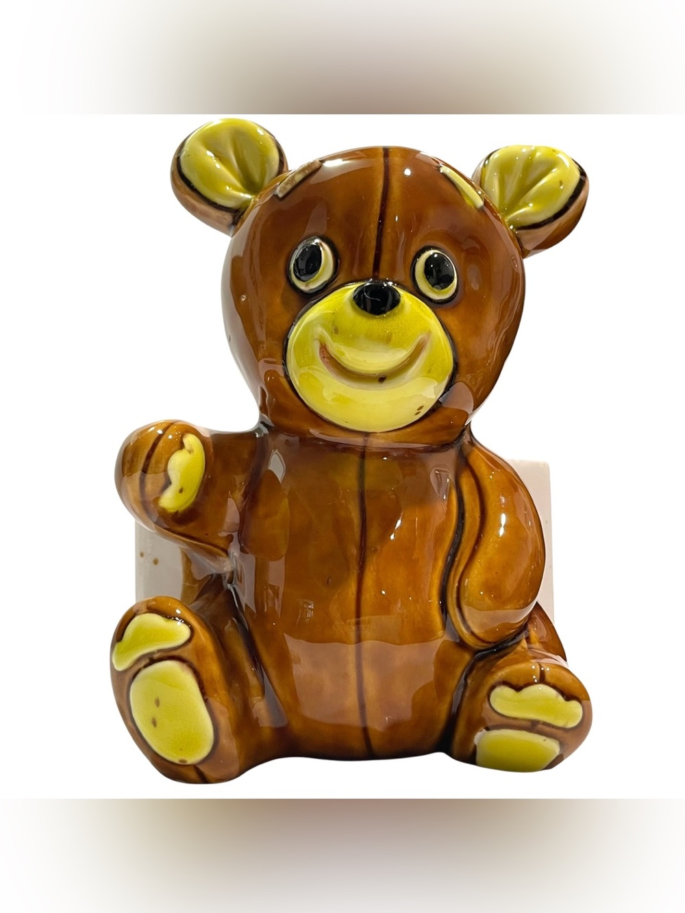 Vintage 1980s ESD Japan Ceramic Teddy Bear Planter Model H5766